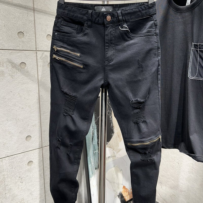 Unisex Classic Denim Jeans Loose Fit Daily Outdoor Wear - Image 3