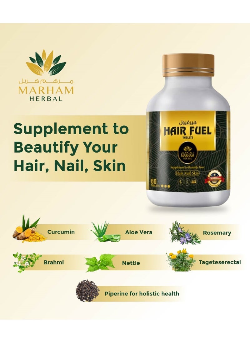 Hair Fuel Tablet: Supplement to beautify your Hair, Skin & Nail - Hair Growth Treatment with Essential Hair Vitamins (60 Tablets) - pzsku/ZC0918B70818CD471D865Z/45/_/1725955471/15d810d2-1ca5-4e88-b027-9753d0d3a79d