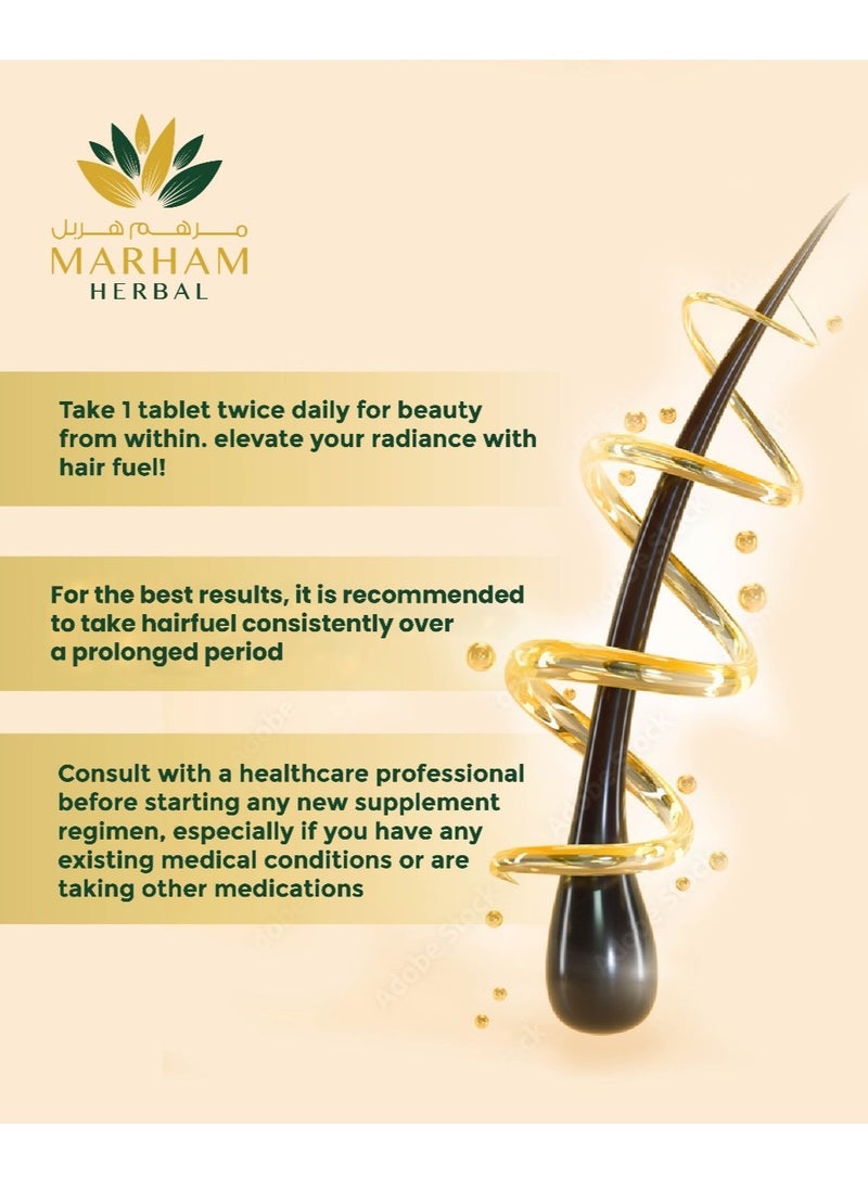 Hair Fuel Tablet: Supplement to beautify your Hair, Skin & Nail - Hair Growth Treatment with Essential Hair Vitamins (60 Tablets) - pzsku/ZC0918B70818CD471D865Z/45/_/1725955700/50463dd1-6934-4140-a830-b31c11672fc0