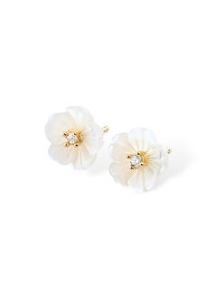 zilara Snow Drop Anemone Stud Earring  - Image 4