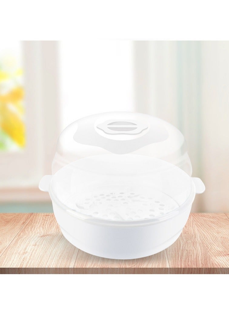 Baby Bottle Steriliser Box, High Temperature Steam Sterilization for Bottles, Teats, Breast Pump Accessories, Microwave Disinfection Box, 99.99% Sterilization in 2 Minutes