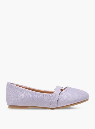 Flora Bella By Shoexpress Flora Bella Textured Slip-On Ballerina Shoes