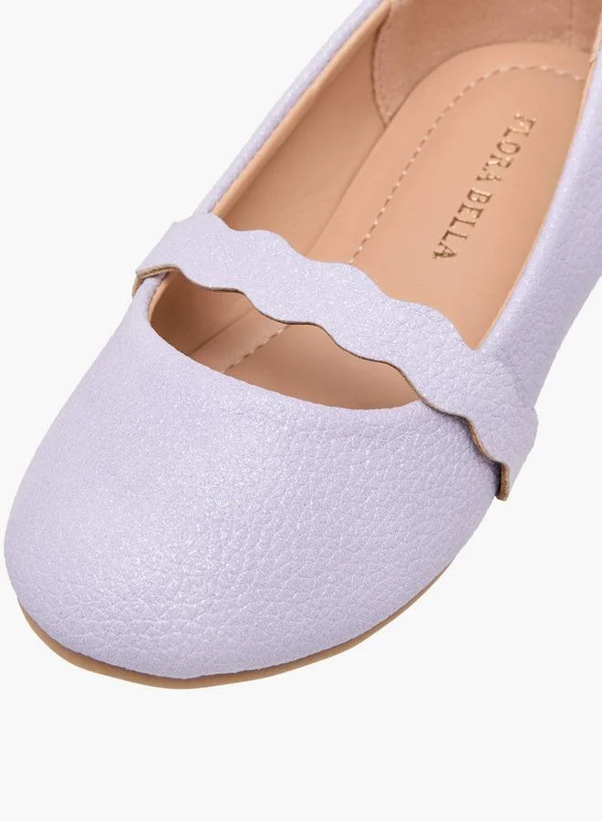 Flora Bella By Shoexpress Flora Bella Textured Slip-On Ballerina Shoes