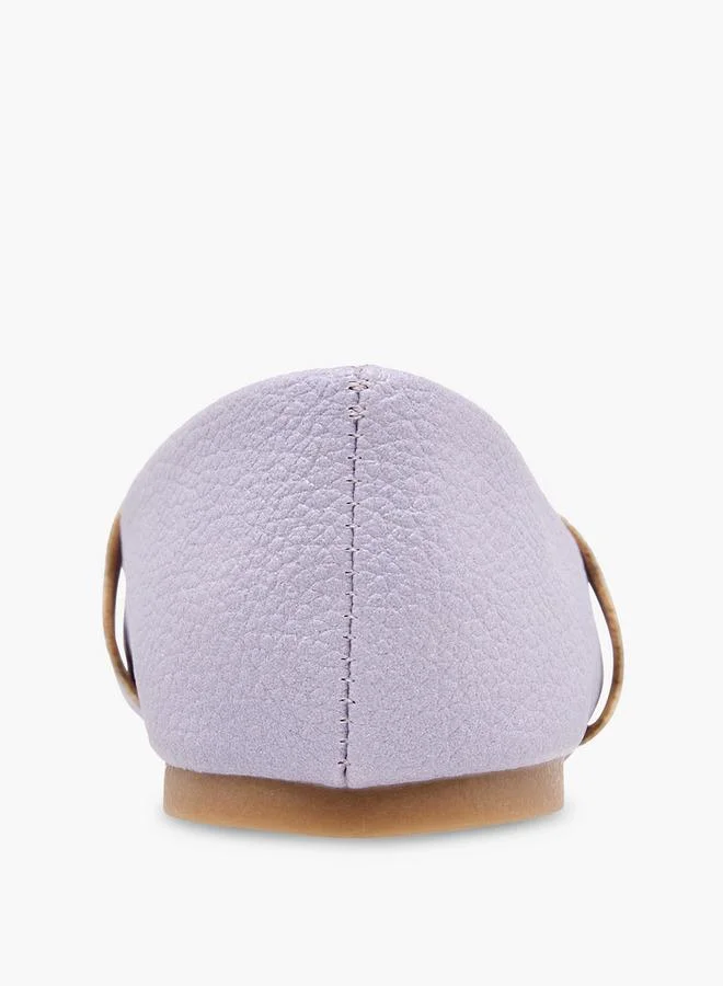 Flora Bella By Shoexpress Flora Bella Textured Slip-On Ballerina Shoes