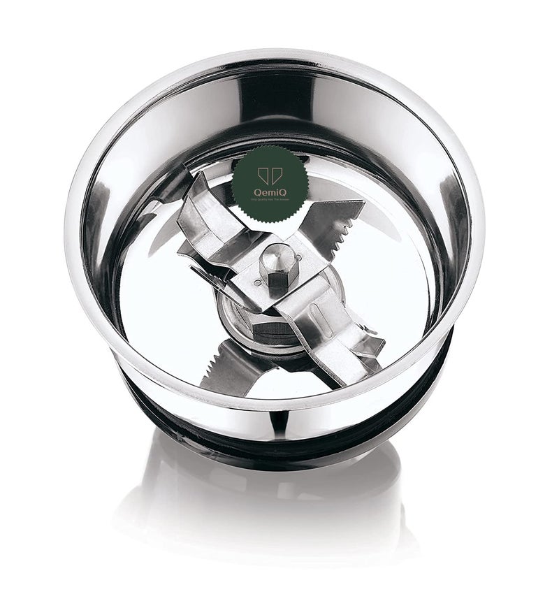 QemiQ® -Chutney(Small) jar for -MORPHY Richards-Only Fits This Models -Icon DLX 750, Aero Plus 500, Icon Superb 750, Icon Classique 750, Aero 500(400ml Capacity) - Image 1