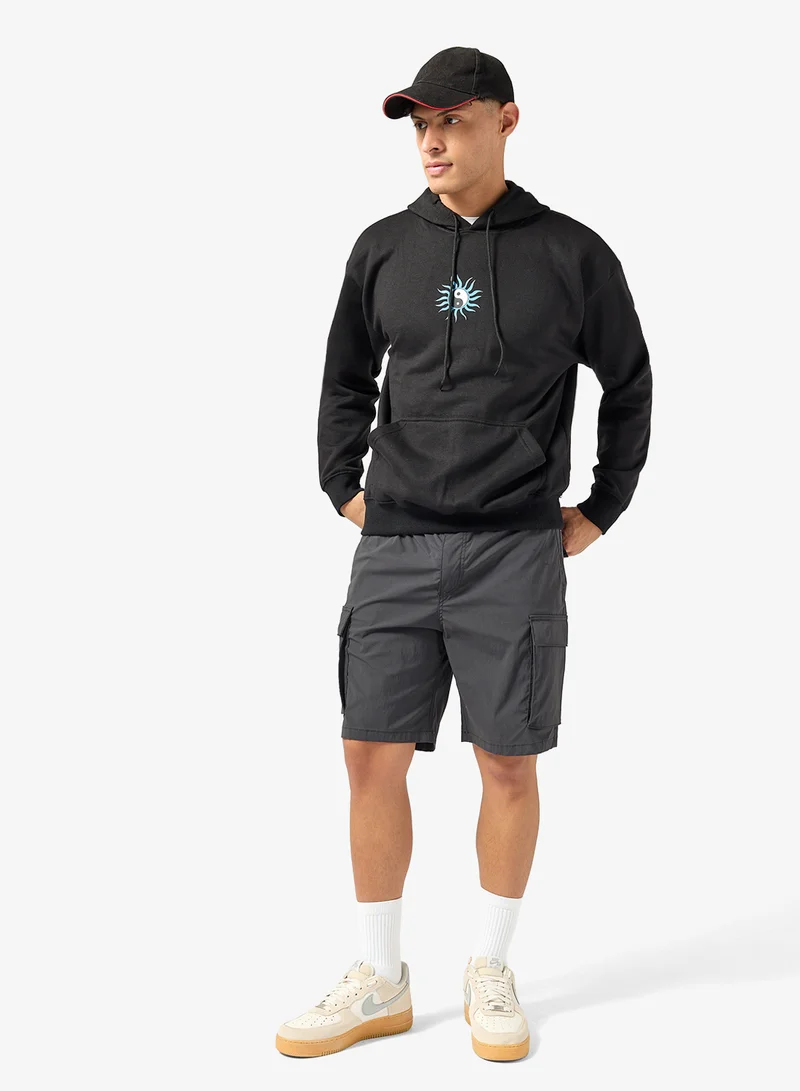 Seventy Five Basics  Graphic Print Hoodie for Men | Best Price UAE