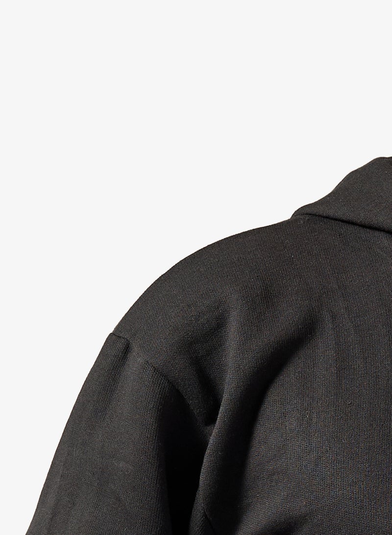 سفنتي فايف بيسيكس هودي بطبعة جرافيك - Image 3