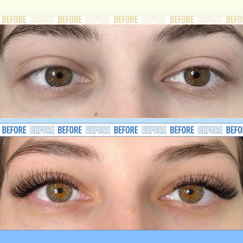 Newcally Lash Clusters Kit Natural Wispy DIY Eyelash Extension Kit 8-16MM Eyelash Clusters Kit D-curly Lash Extension Kit Thin Invisible Lash Band Individual Lashes Kit by Newcally - Image 4
