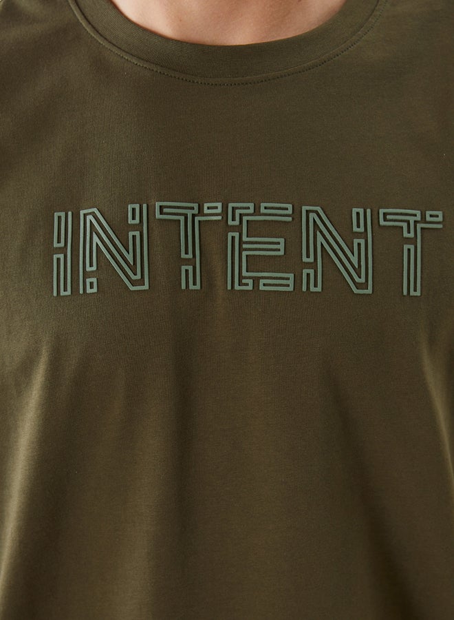 Crew Neck Printed Jersey Men's T-Shirt