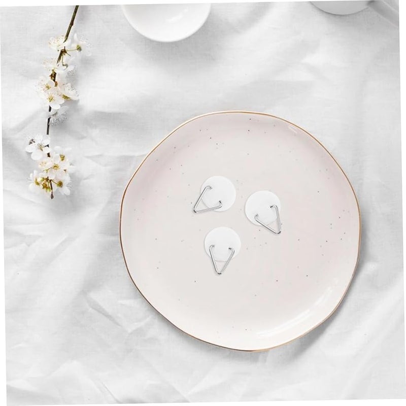 50 قطعة من خطاطيف الحائط اللاصقة البيضاء غير القابلة للتلف لتعليق الصور القابلة للإزالة - Image 4