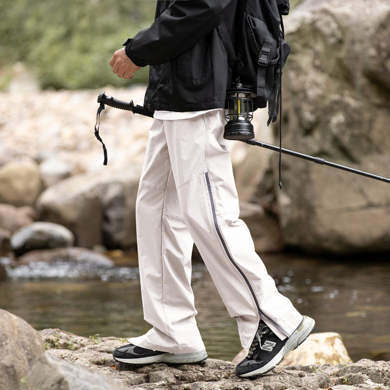 Unisex Quick-Dry Mountain Hiking Trousers Black  - Image 5