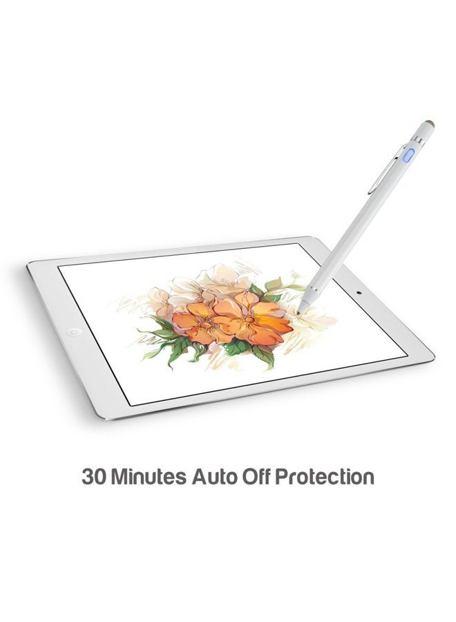 Edivia Stylus Pen for HP Pavilion X360 2 in 1 Laptop, Digital Pencil with 1.5mm Ultra Fine Tip Pencil for HP Pavilion X360 2 in 1 Laptop Stylus, White - Image 2