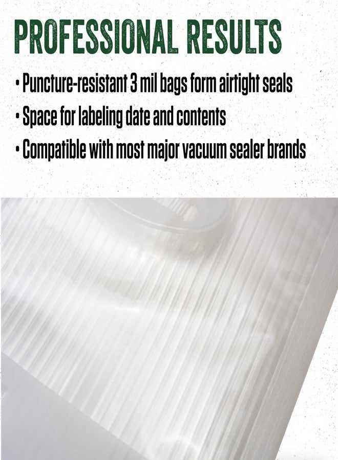 LEM Products Quart Zipper Top Vacuum Sealer Bags, 8 x 12 Inches, Compatible with Most Major Vacuum Sealer Brands, 18 Count - Image 4