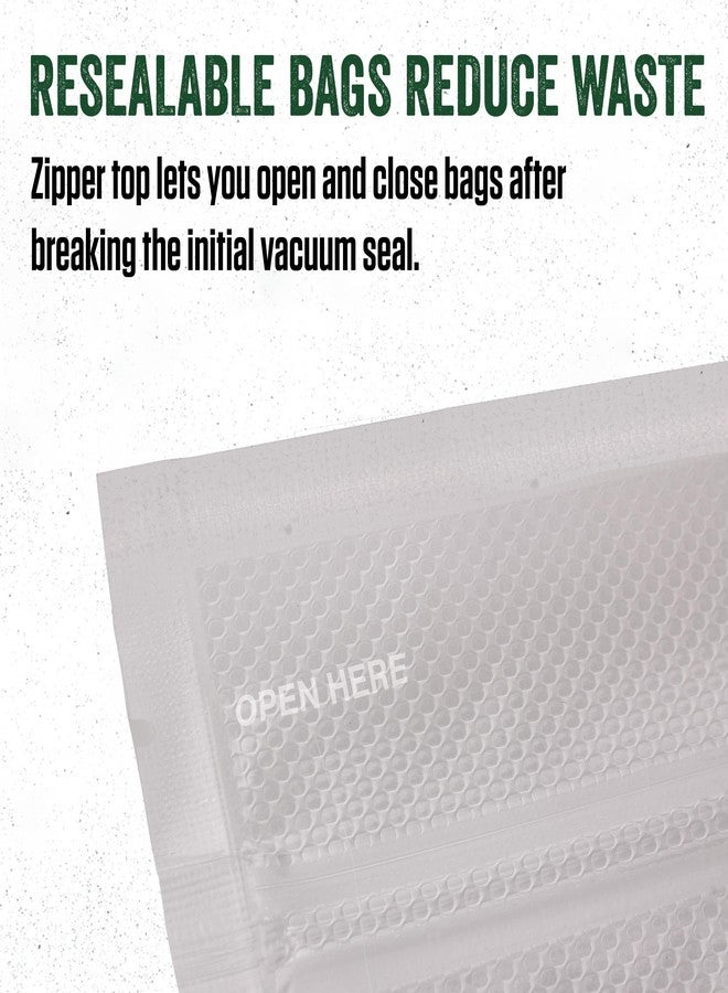 LEM Products Quart Zipper Top Vacuum Sealer Bags, 8 x 12 Inches, Compatible with Most Major Vacuum Sealer Brands, 18 Count - Image 3