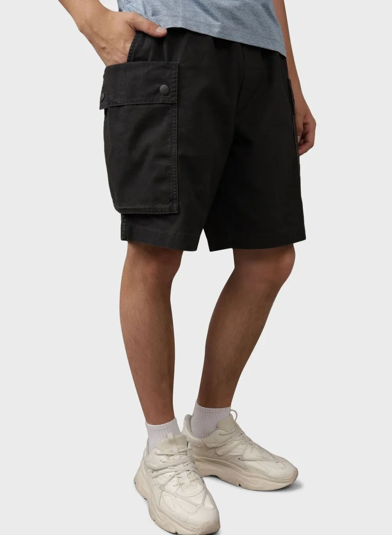 American Eagle Linen Blend Cargo Shorts