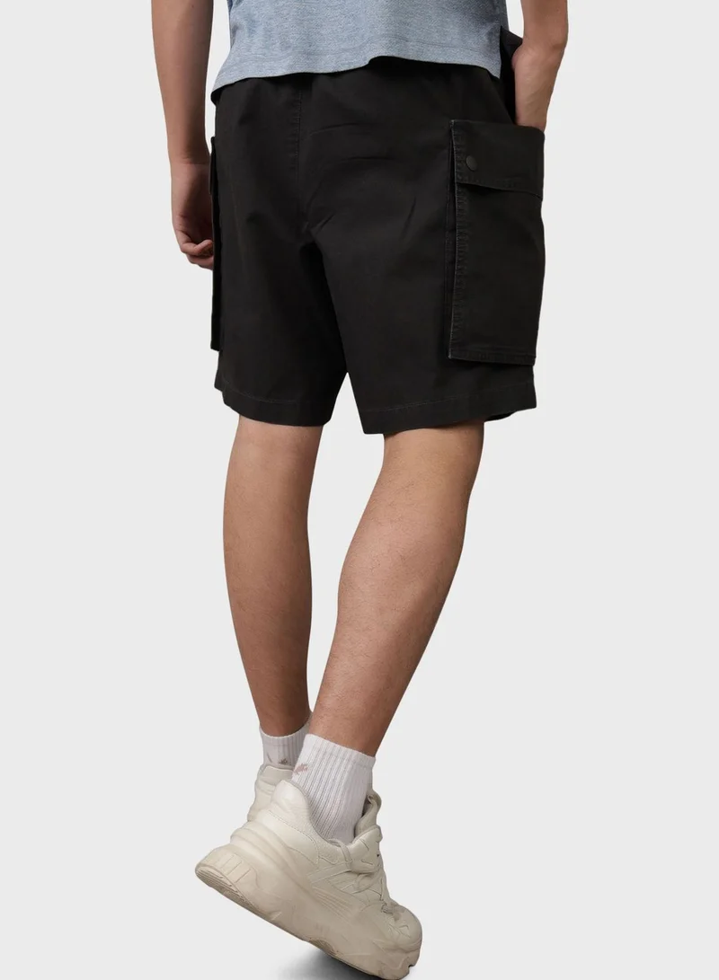 American Eagle Linen Blend Cargo Shorts