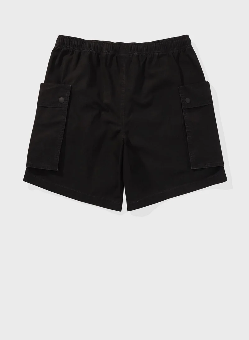 American Eagle Linen Blend Cargo Shorts