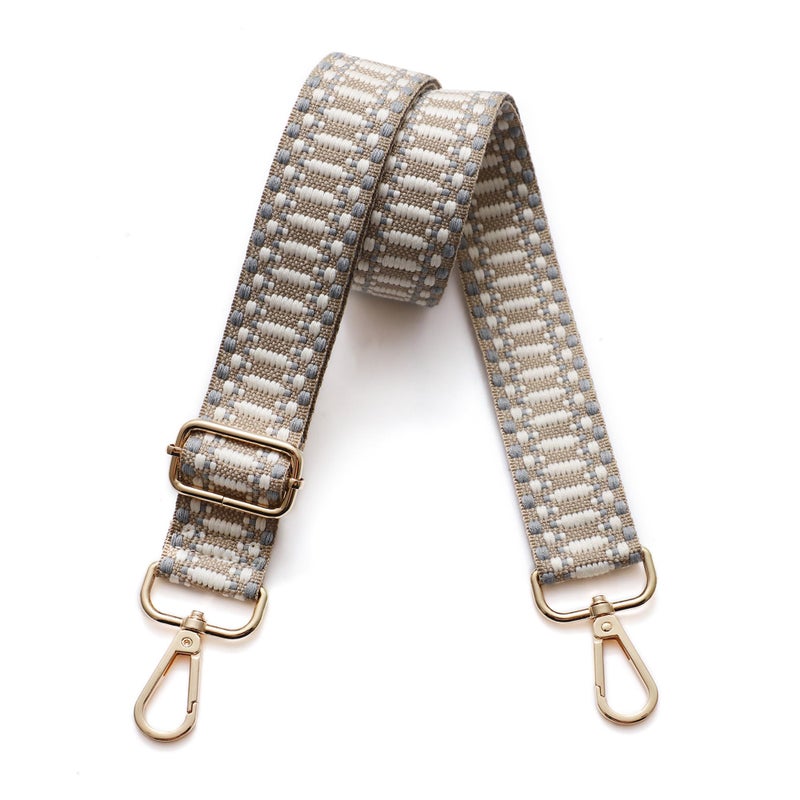 S-Jacorry Purse Strap Replacement Crossbody Wide Shoulder Strap Adjustable Canvas Straps Handbag Strap Replacement Belts - Image 1
