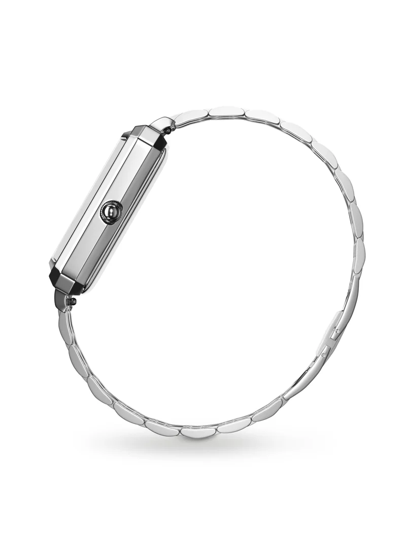 RoseField Rosefield Octagon White Sunray Steel Silver Women Watch - OCWSS-O41