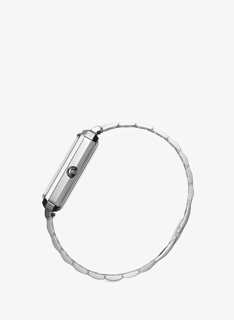 Rosefield  Rosefield Octagon White Sunray Steel Silver Women Watch - OCWSS-O41 for Women | Best Price UAE