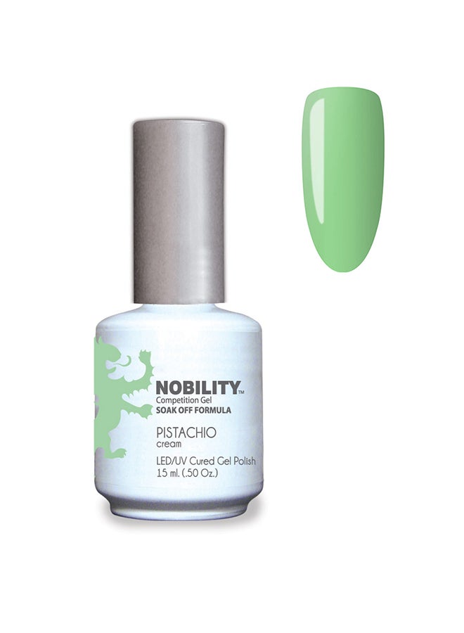 Lechat Gel Nail Polish 15 ml, Long Lasting, Chip Resistant, Requires Drying Under UV Led Lamp Pistachio Nbgp124