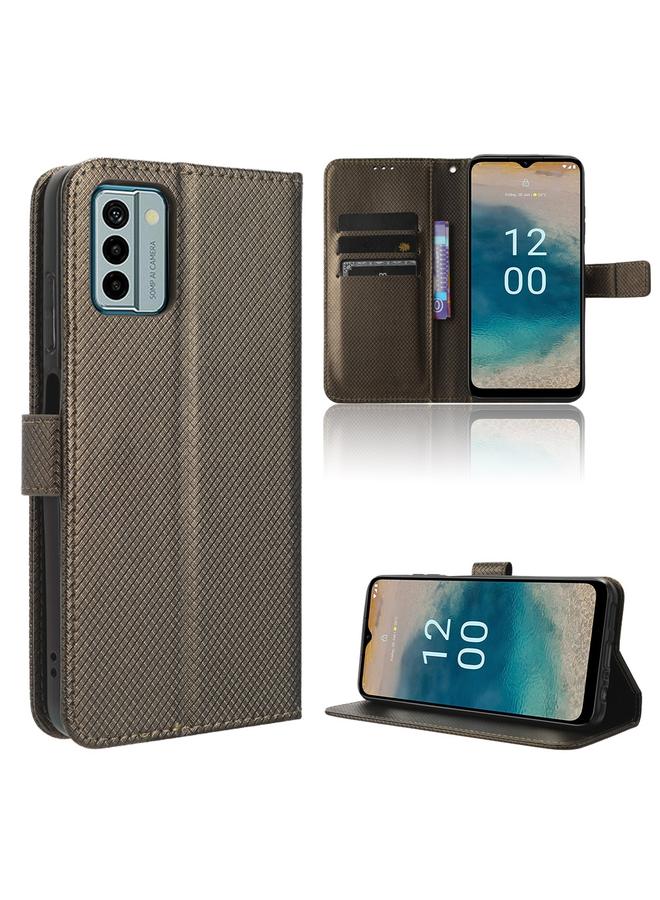 اس-توب جراب لهاتف Nokia G22 4G مصنوع من الجلد بتصميم ماسي - Image 1