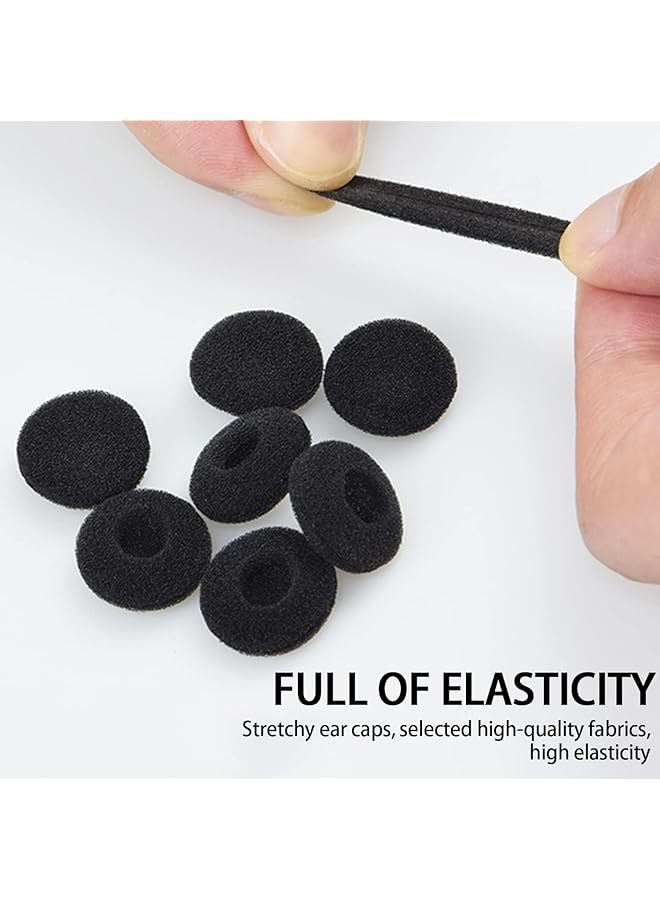 erorex 24 Pcs Of Foam Earplugs Ear Pads Earplugs Replacement Sponge Sleeve Replacement Earphones Mp3 Mp4 Stereo Headset Black） - Image 3