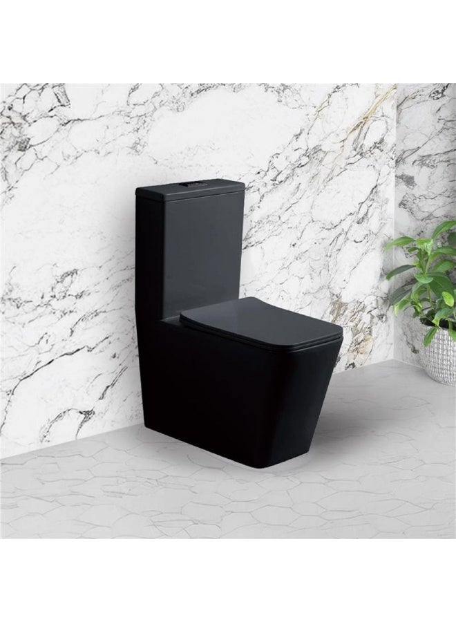 DANUBE HOME Milano 702 WC S Trap Square – High-Quality Square Toilet S-Trap, Durable Ceramic Construction, Space-Saving Design, Easy to Install, Modern Bathroom Plumbing for Home & Commercial Use - Image 2