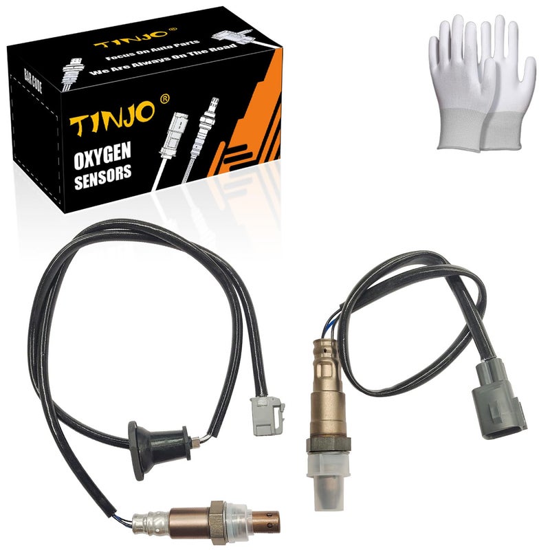 TINJO O2 Oxygen Sensor Upstream Downstream Compatible with Toyota Corolla 20112013 18L L4 North American Built Oxygen O2 Sensor for Toyota Matrix 20112014 18L L4 Replace OE 2344305 2349112