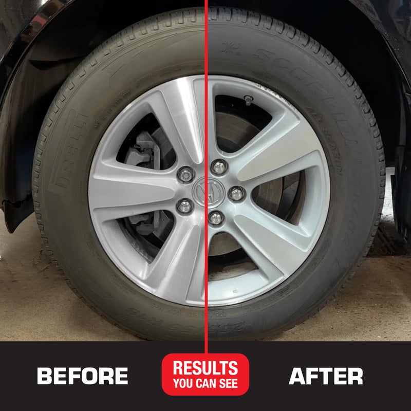 Black Magic 120228 Intense Foam Wheel & Tire Cleaner, High-Foaming Formula for Deep Cleaning, Removes Dirt, Grime & Brake Dust â€“ Safe on All Wheels, 22 Fl Oz - Image 4