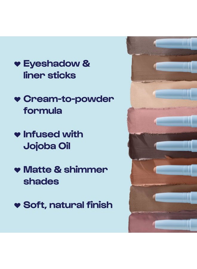 ALLEYOOP 11th Hour Cream Eye Shadow Sticks - Espresso Self (Matte) - Award-winning Eyeshadow Stick - Smudge-Proof and Crease Proof for Over 11 Hours - Easy-To-Apply and Compact for Travel, 0.05 Oz  - Image 4