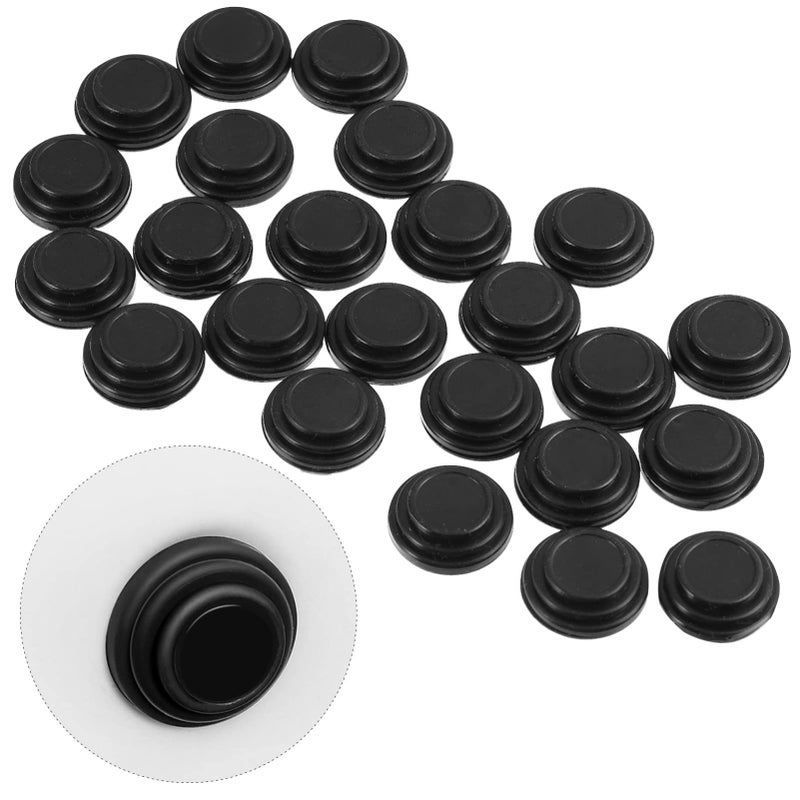 72Pcs Car Door Shock Protective Pads Water Washable Black 2.7x2.7cm - Image 5