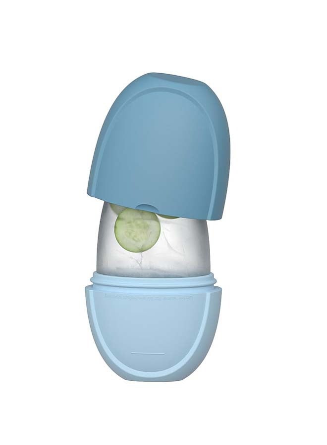KHAJUL Elliptic Simplicity Shape Ice Roller For Face, Beauty Facial Massage, Glow Cube For Face（Blue）  - Image 5