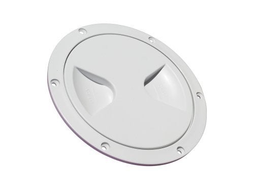 Five Oceans 5" Boat Hatch, Marine Access Hatch, Round Inspection Deck Plate Hatch with Detachable Cover, UV Resistant ABS White Plastic, for Pontoon, Fishing Boat, Bass Boat, Yacht, Sailboat - FO84 - Image 5