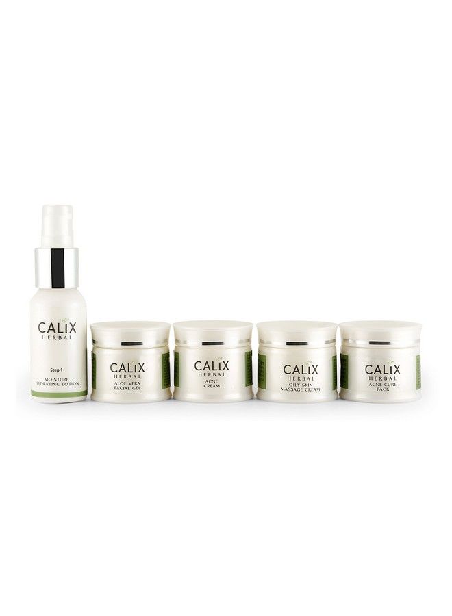 Calix Herbal Antiacne Ayurvedic Facial Kit Oil Balancing With Corrective Enriched With Neem And Honey 260 Gm - Image 5