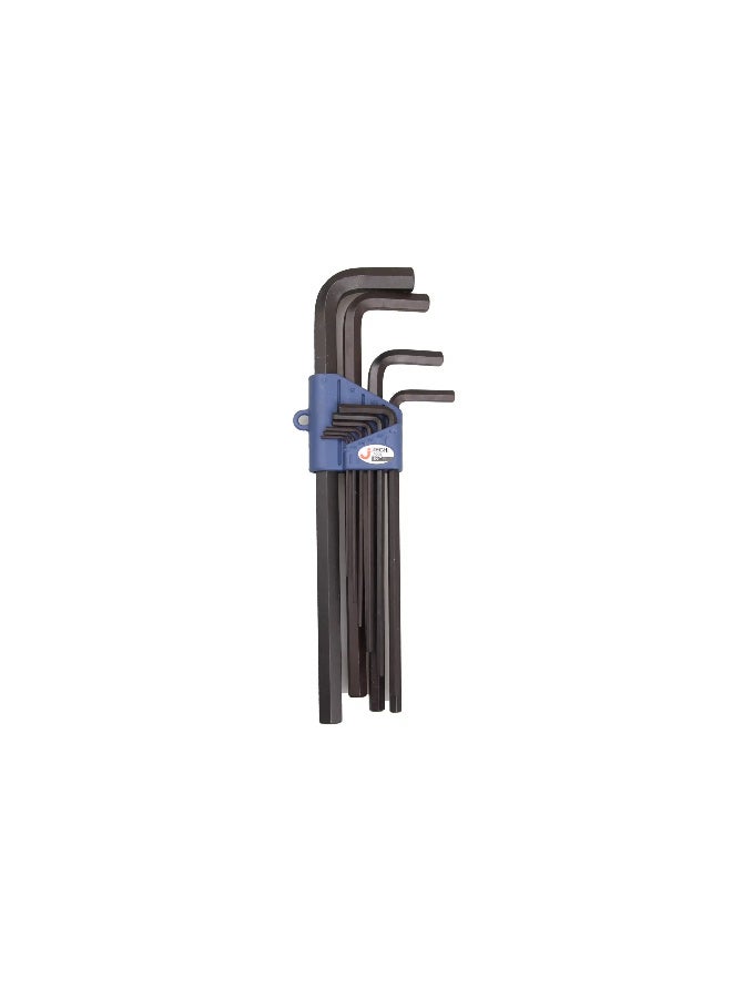 Jetechtool 10-Piece Hex Key Wrench Set, SAE, Heat-Treated, L-Style, Flat, Premium Alloy Steel with Black Finish, 1/6-inch to 1/2-Inch Large Allen Key Set - PL-B10IN - Image 3