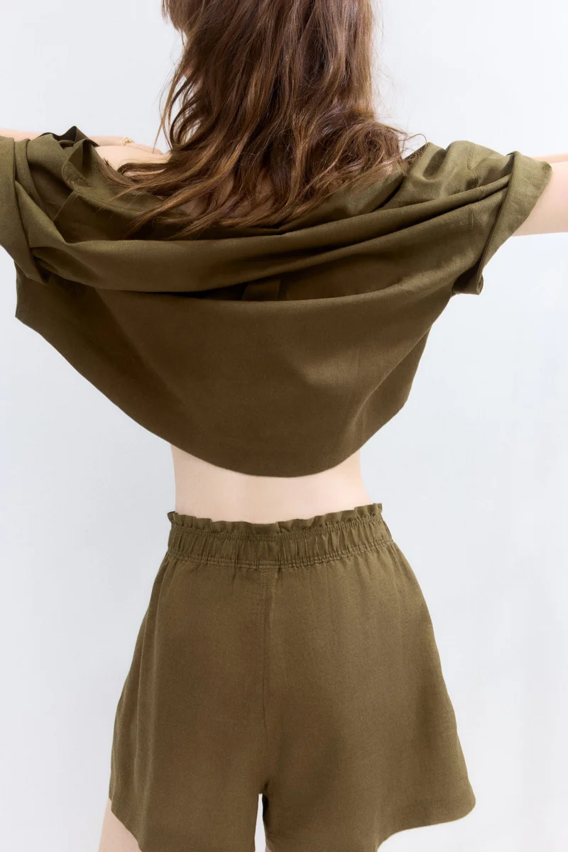 H&M Linen-blend shorts