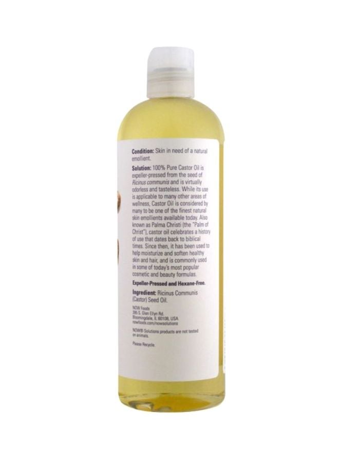 Now Foods Now Solutions, Castor Oil100% Pure 16 Fl. Oz. - Image 2