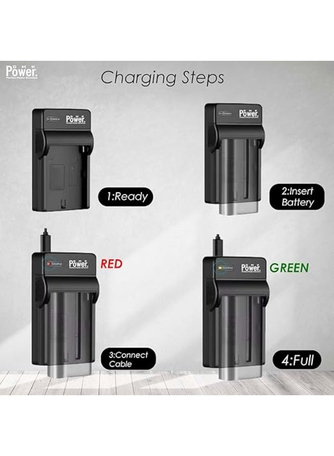 DMK Power EN-EL3e TC-USB1 Single USB Charger Compatible with Nikon D50 D70 D70s D80 D90 D100 D200 D300 D300S D700 D900 Digital SLR Camera - Image 4