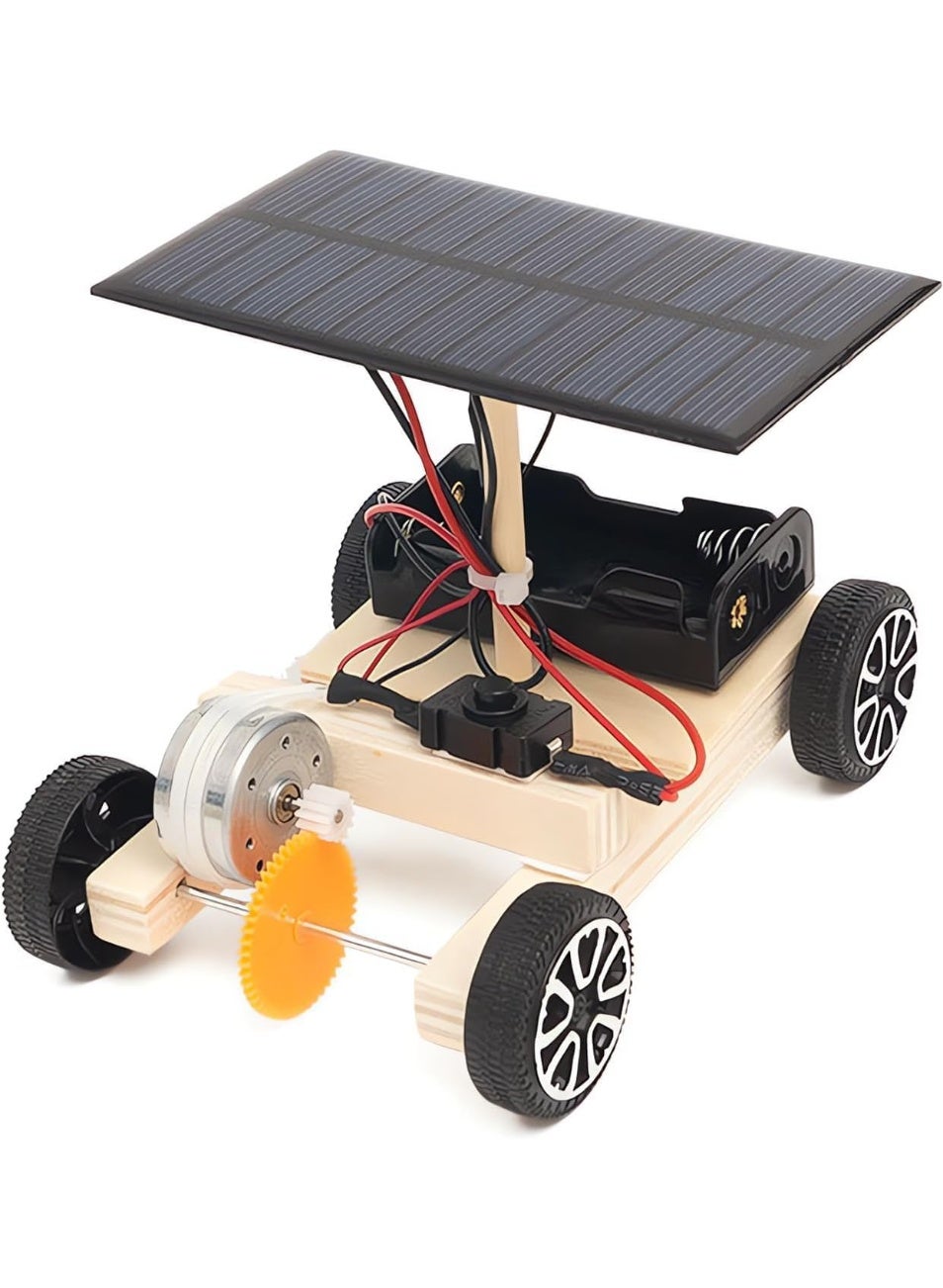 TAPIT Mini Wooden Solar Car DIY Kits, Science Experiment Kit for Kids ...