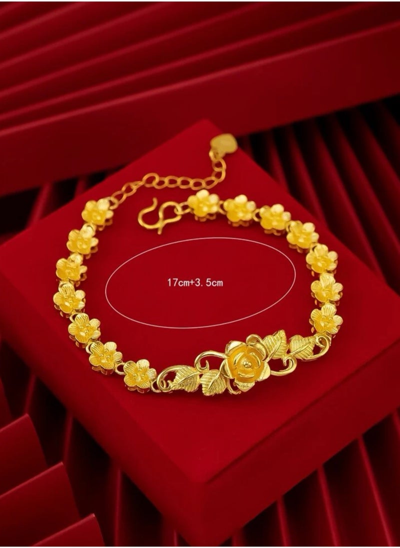 GOLDMAX - 21k Gold Plated Bracelet For Women - Image 1