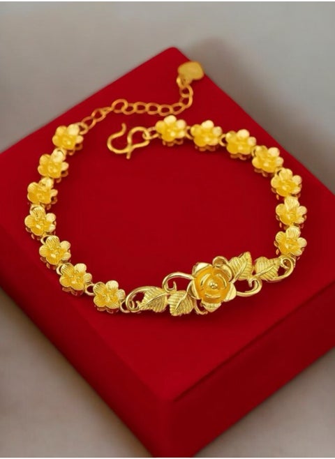 21k Gold Plated Bracelet For Women
