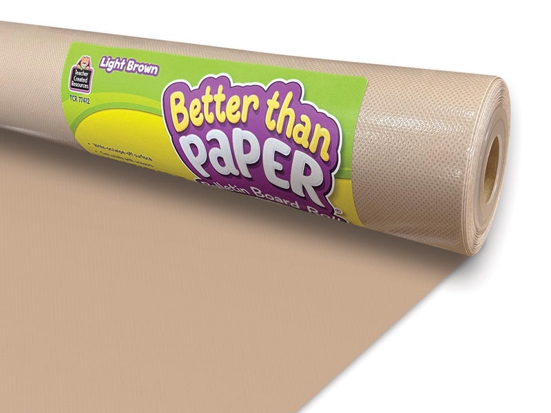 Teacher Created Resources Light Brown Better Than PaperÂ® Bulletin Board Roll - Image 1