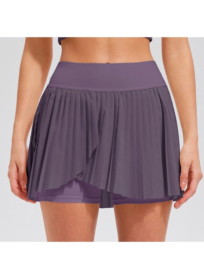 Women's Golf Short Skirt High Elasticity Running Tennis Sports Yoga Pleated Skirt  Style Anti-Light Walking  - Image 1