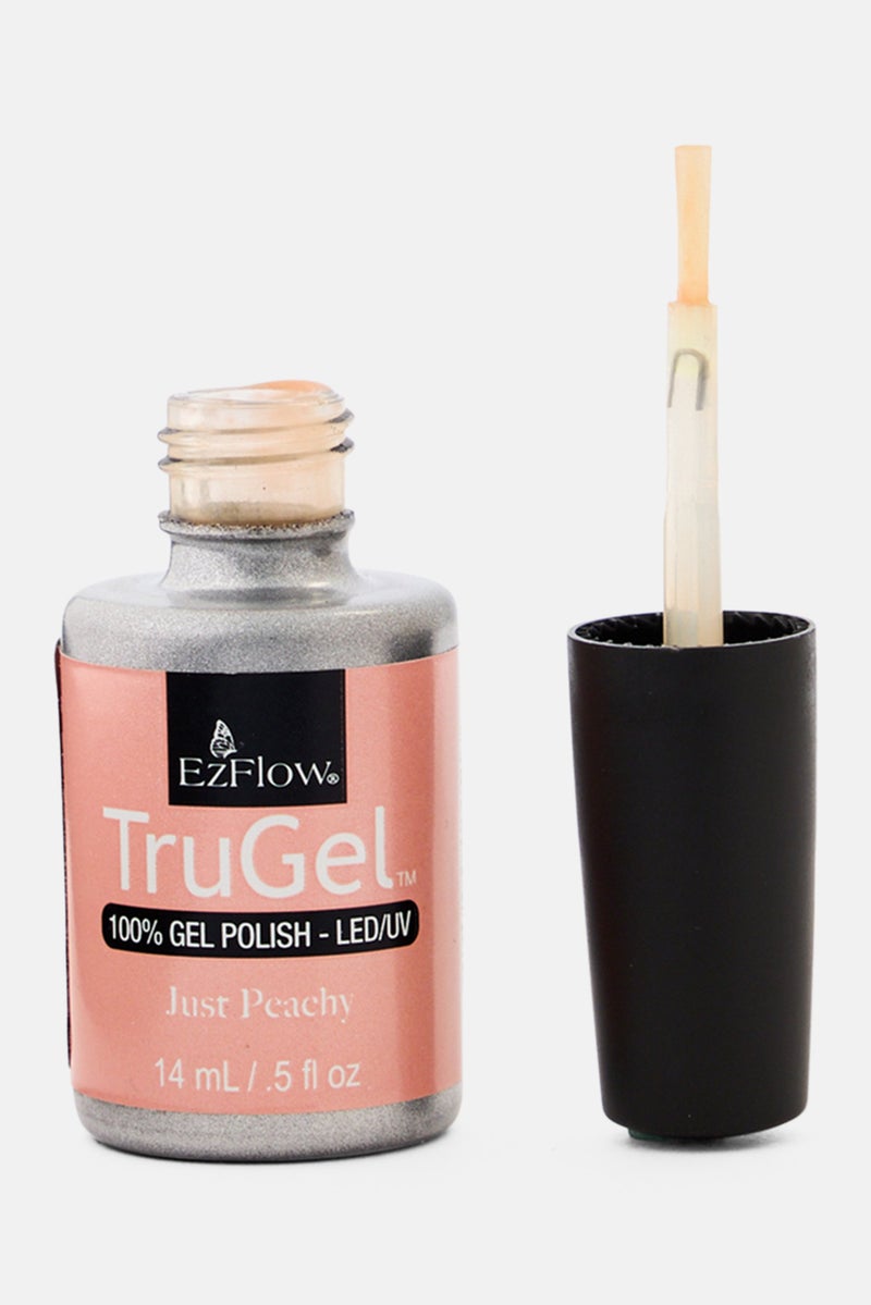 Ez Flow Trugel Led UV Gel Polish 14ml, Just Peach - Image 2