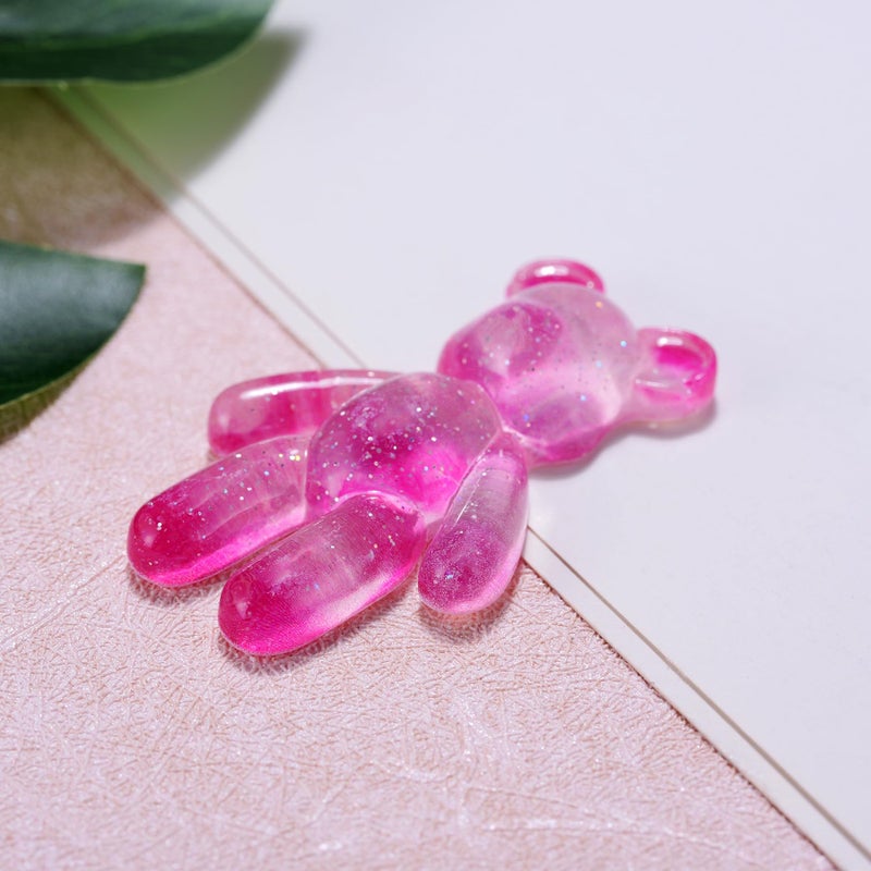Aesnefe Pocket Worry Bear Hug, Anxiety Relief Keepsake, Mental Health Encouragement Gift, Emotional Support Token, Stress Comfort Gift for Teens & Adults, Galaxy Pink - Image 3