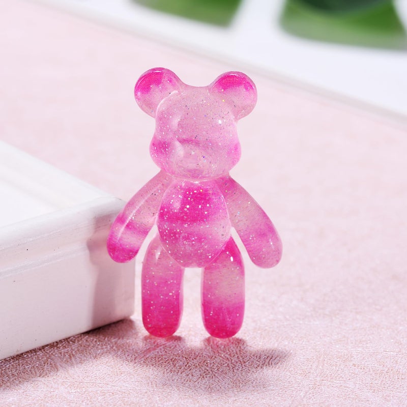Aesnefe Pocket Worry Bear Hug, Anxiety Relief Keepsake, Mental Health Encouragement Gift, Emotional Support Token, Stress Comfort Gift for Teens & Adults, Galaxy Pink - Image 4