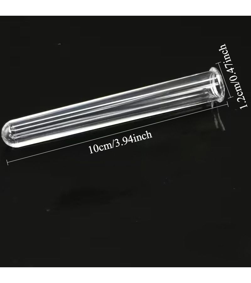 12pcs Reinforced Plastic Test Tubes For Lab Hydroponic Farm Decoration - Image 3