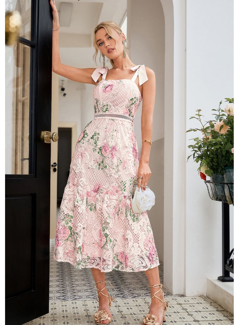 سيمبلي فستان أنيق للنساء الصيفي مزيج خفيف ومريح من القطن المثالي للمنزهات - Image 1