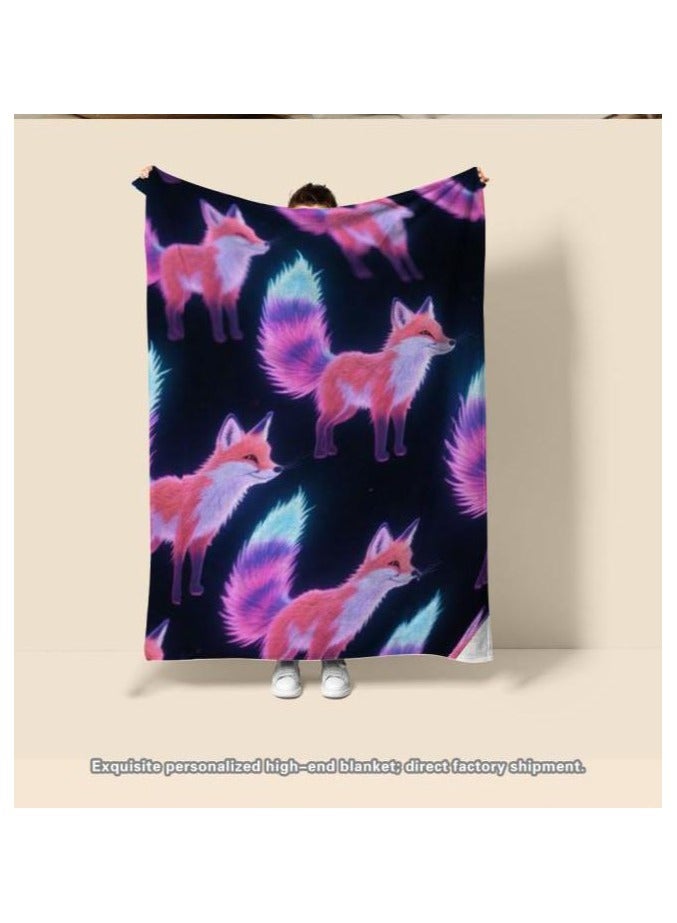 general Flannel thin blanket (warm and comfortable, suitable for sleep, gaming, dust removal and sandproof) 150cm*200cm - 1046 - Image 4